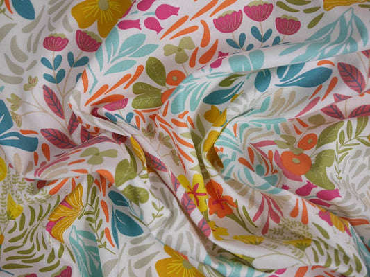 Printed Cotton Poplin - Flower Meadow
