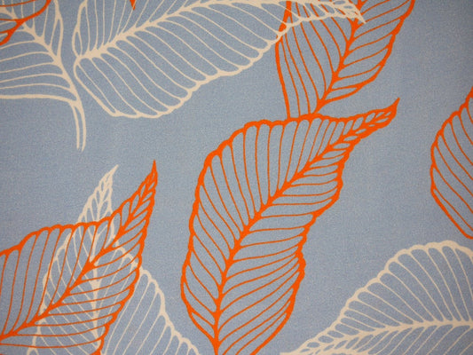 Single Jersey Printed Fabric - Leaf print