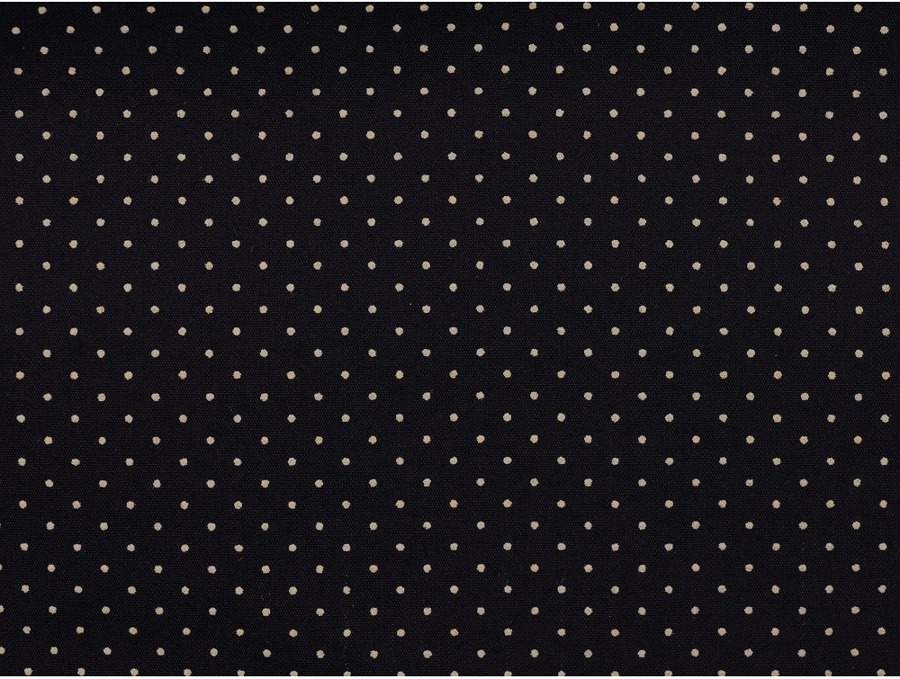 Printed Cotton Lawn - White Spot on Navy