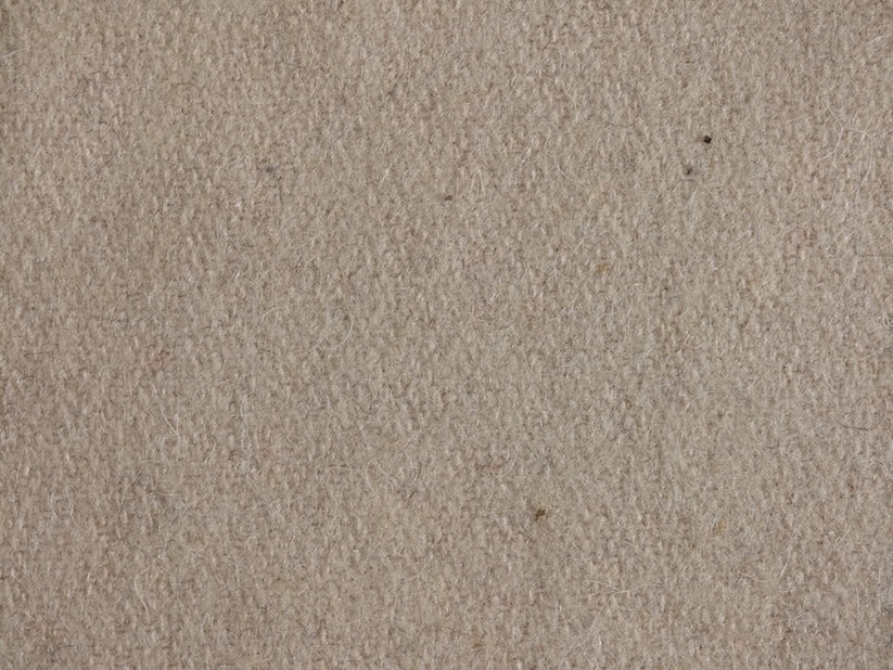 Woven Wool Coating Fabric - Sand 1.35 Metre Remnant