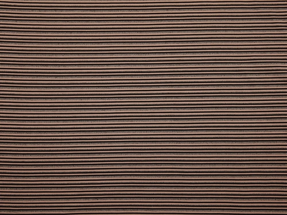 Double Jersey Ottoman Rib Stripe Fabric - Pink/Black/Grey