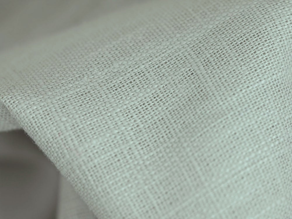 Linen Fabric - Silver 0.45 Metre Remnant