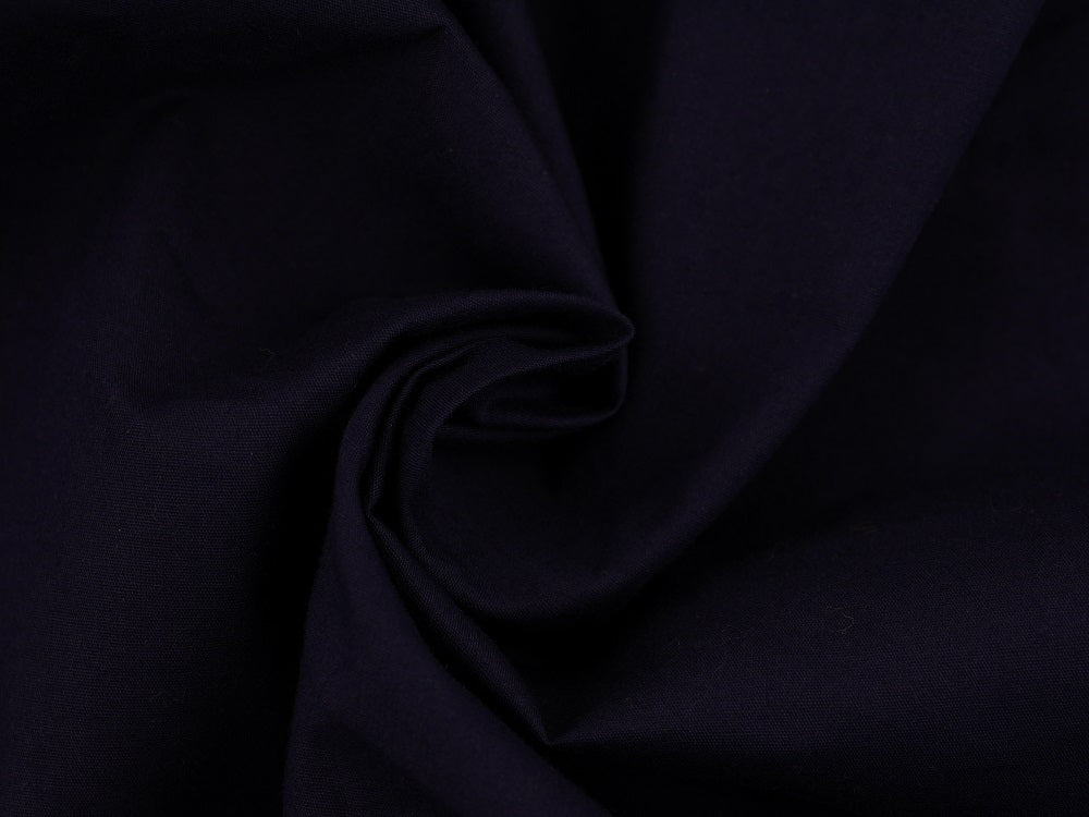Poplin Fabric - Navy