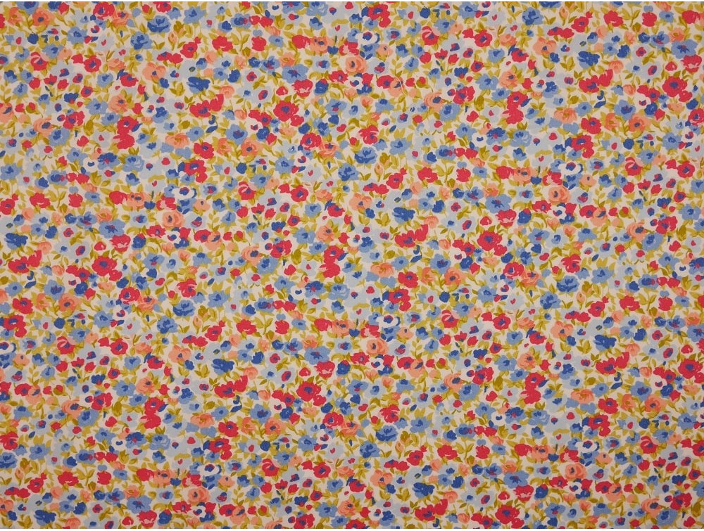 Printed Cotton Poplin - Ditsy Floral