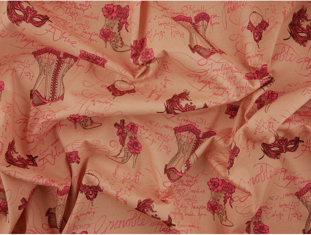 Printed Cotton Poplin - Boudoir