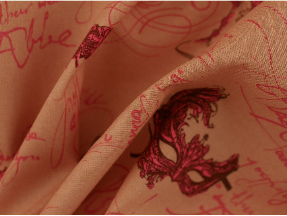 Printed Cotton Poplin - Boudoir