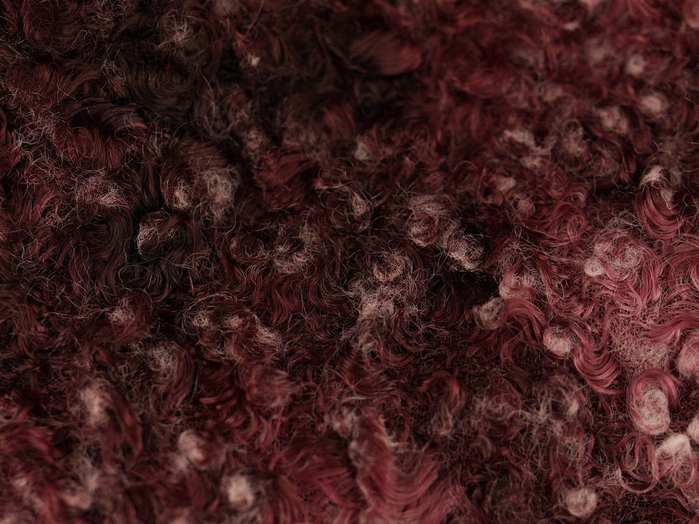 Boucle Fabric - Purple