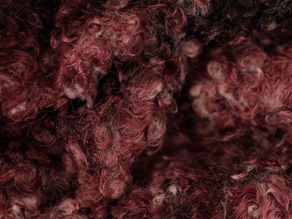 Boucle Fabric - Purple