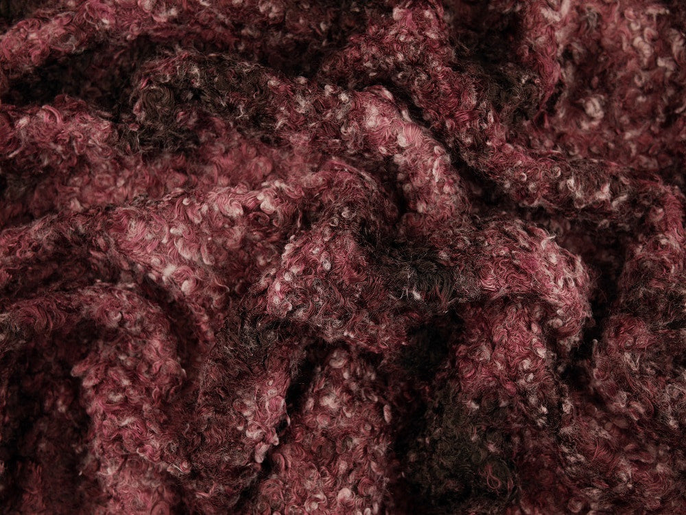 Boucle Fabric - Purple