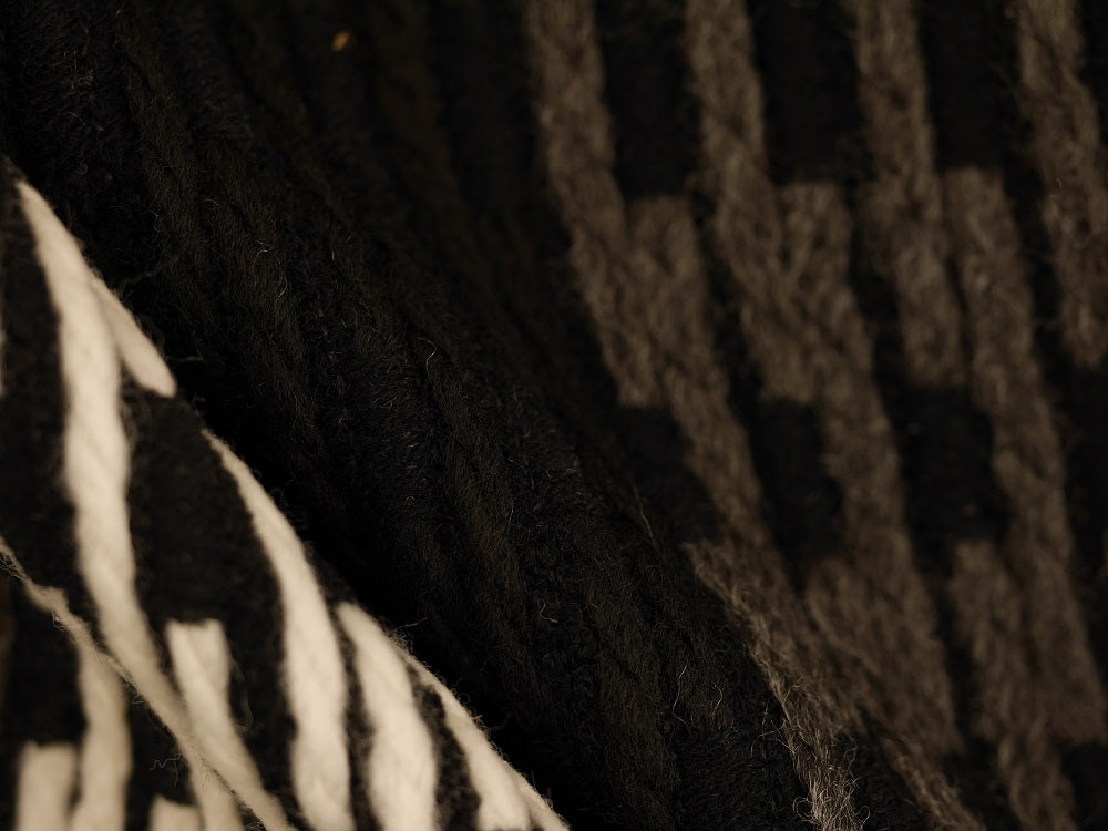 Coarse Gauge Knit Coating Fabric - Twisted Thread
