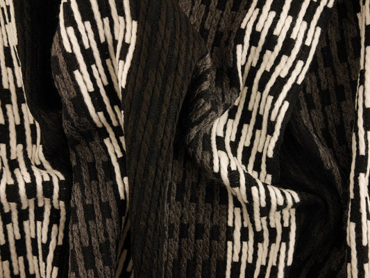 Coarse Gauge Knit Coating Fabric - Twisted Thread