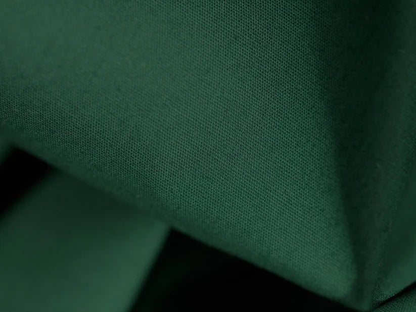 Plain Cotton Poplin - Forest Green 0.45 Metre Remnant