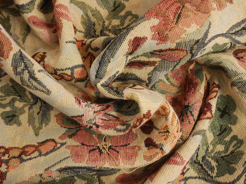 Tapestry Fabric - Flowers