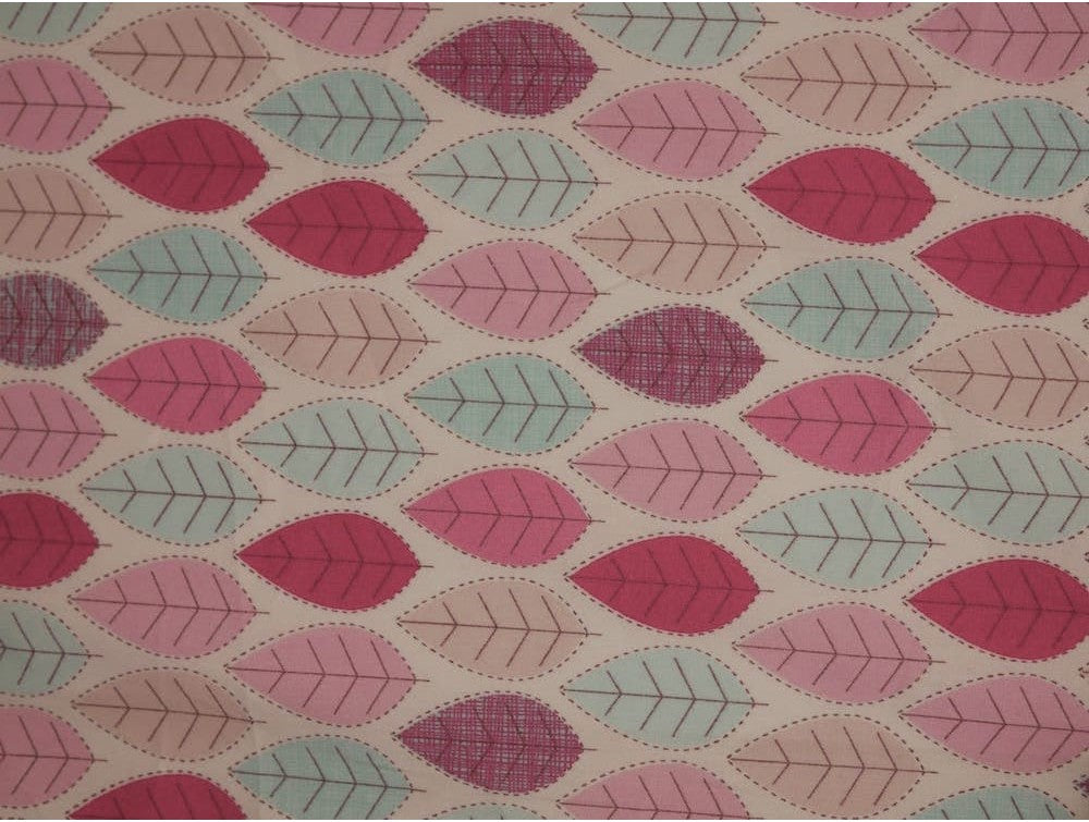 Printed Cotton Poplin - Summer Leaves
