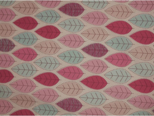 Printed Cotton Poplin - Summer Leaves