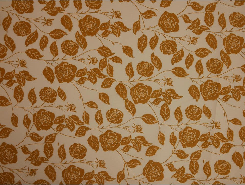 Printed Cotton Poplin - Golden Rose