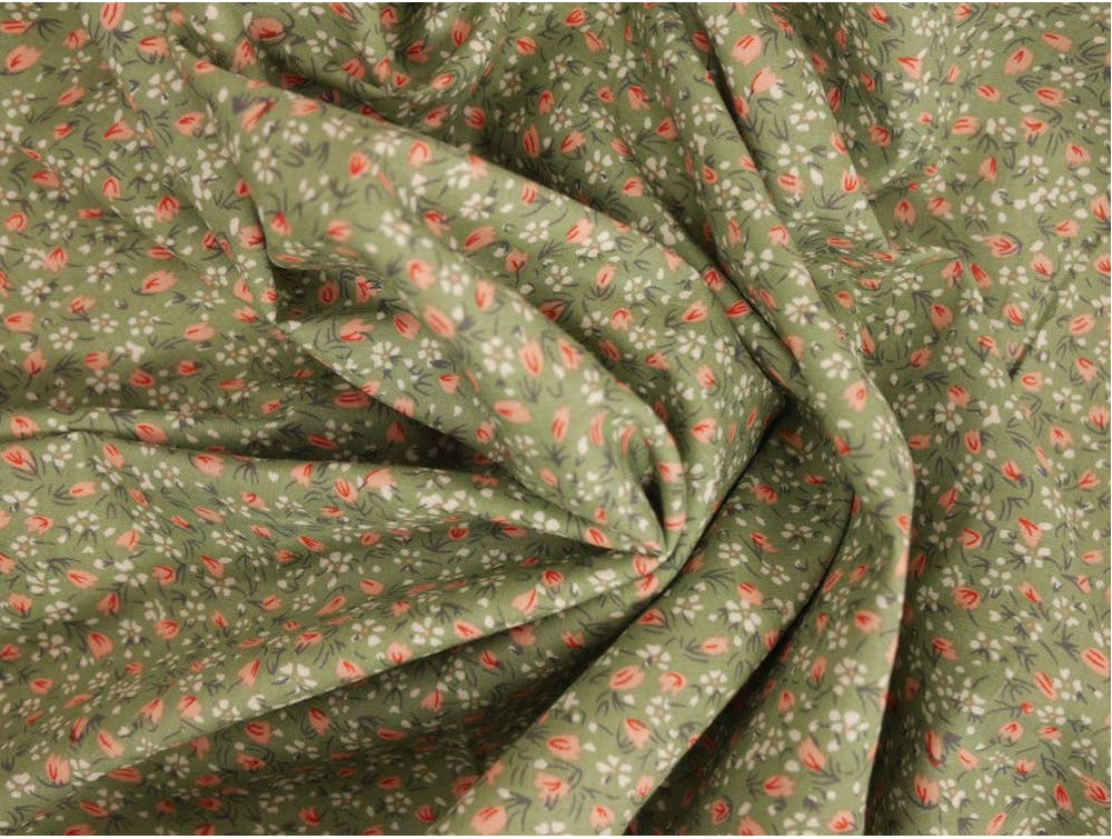 Printed Cotton Poplin - Garden party