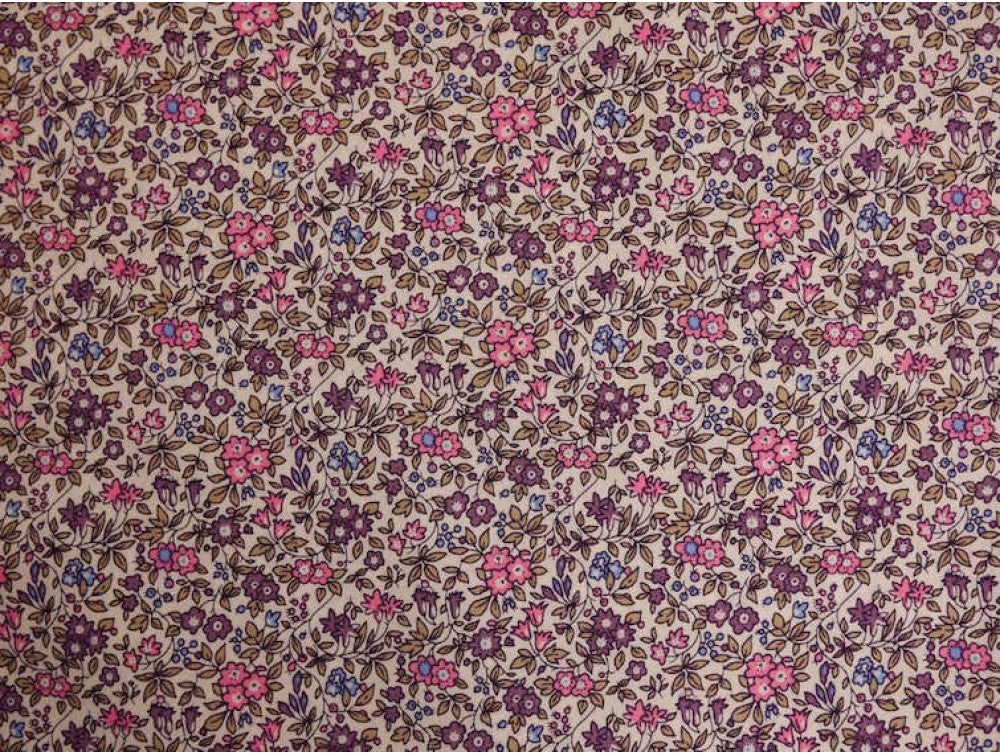 Printed Cotton Poplin - Vintage