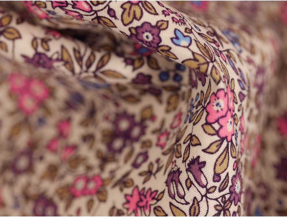 Printed Cotton Poplin - Vintage