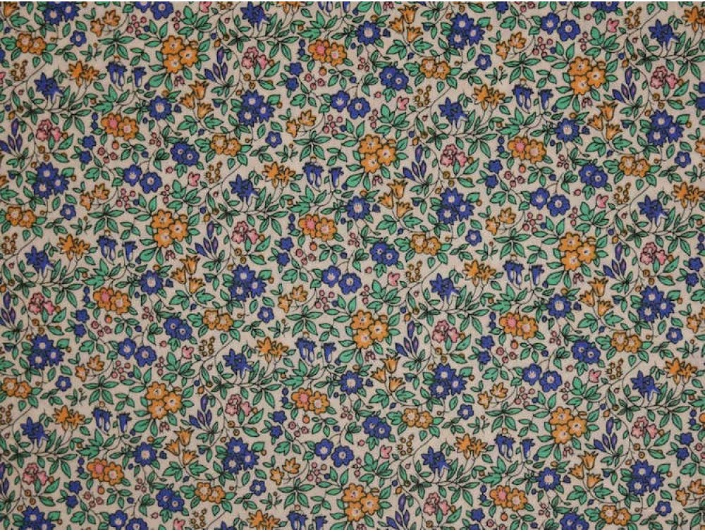 Printed Cotton Poplin - Vintage
