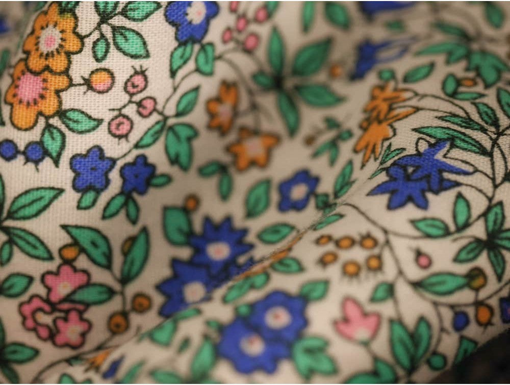 Printed Cotton Poplin - Vintage