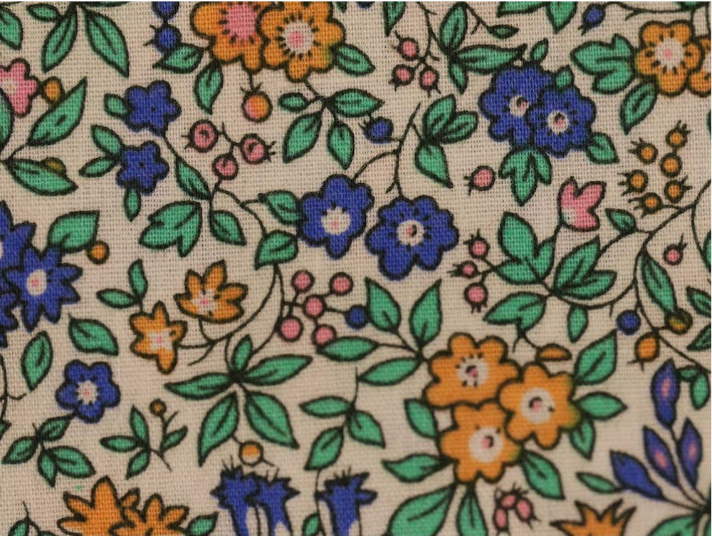 Printed Cotton Poplin - Vintage