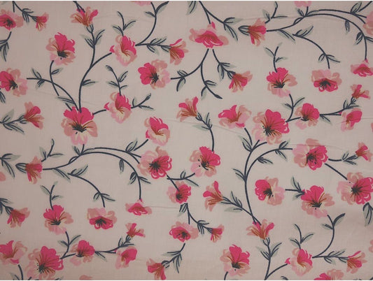 Printed Cotton Poplin - Peony Dream