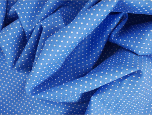 Printed Cotton Poplin - Polka Dots