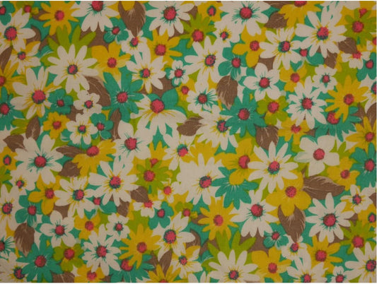 Printed Cotton Poplin - Daisy Garden