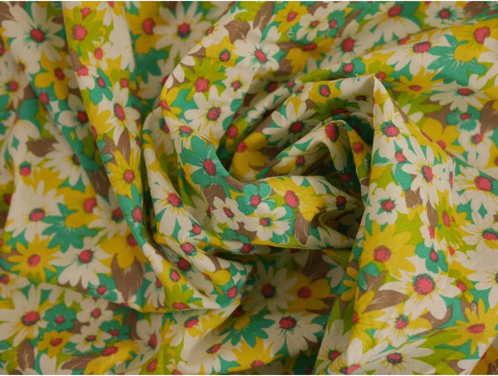Printed Cotton Poplin - Daisy Garden