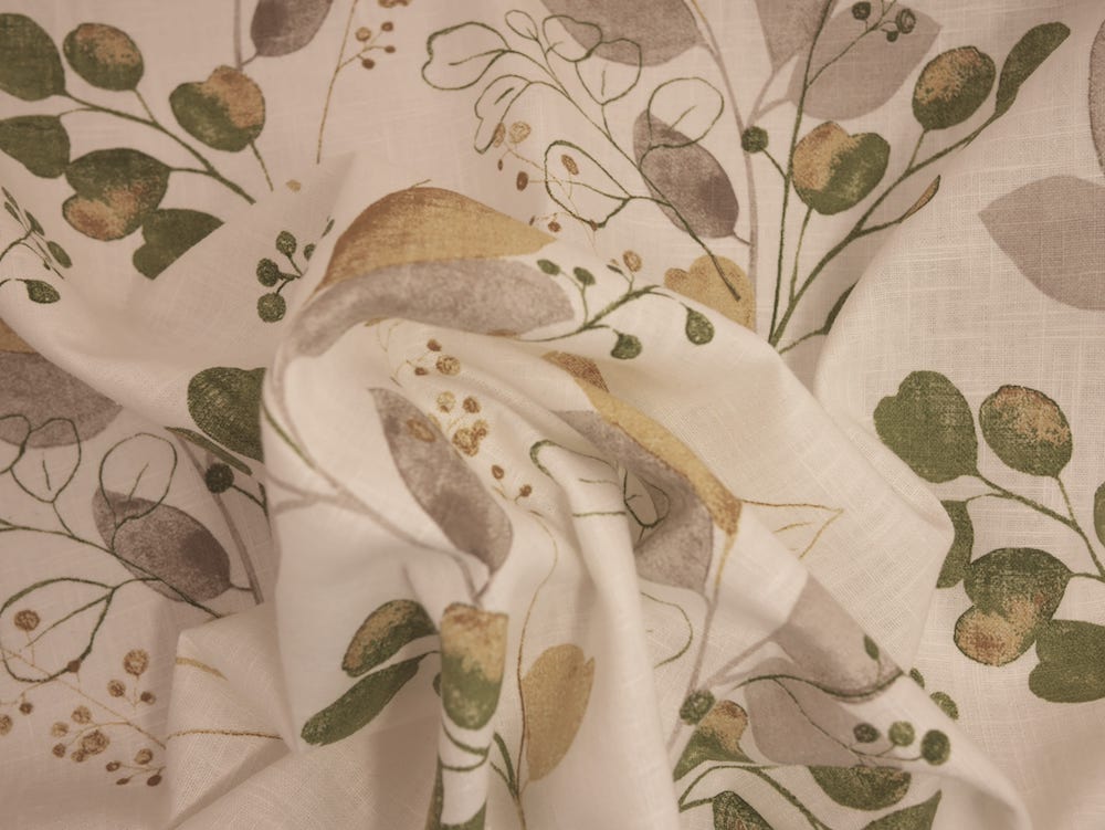 Cotton Linen Fabric - Ruscus