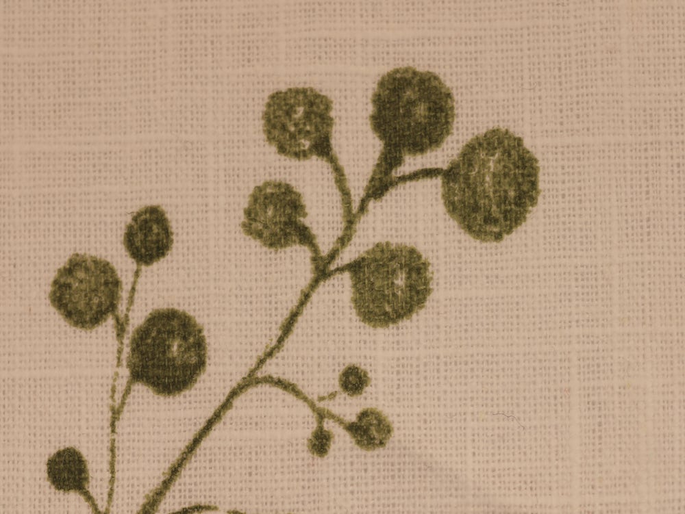 Cotton Linen Fabric - Ruscus