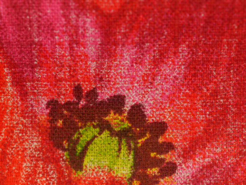 Cotton Linen Fabric - Papavero