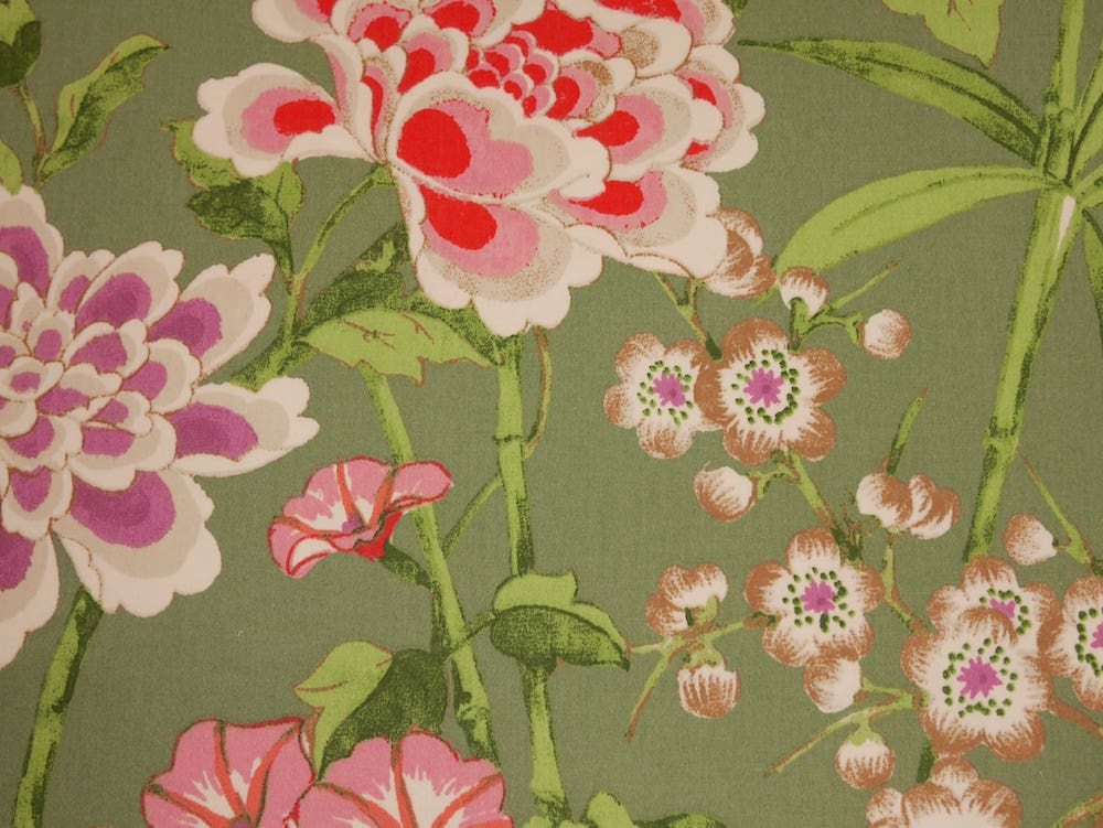 Polycotton Satin - Morgane Green 1.25 Metre Remnant