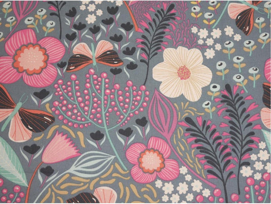 Printed Cotton Poplin - Butterfly Paradise