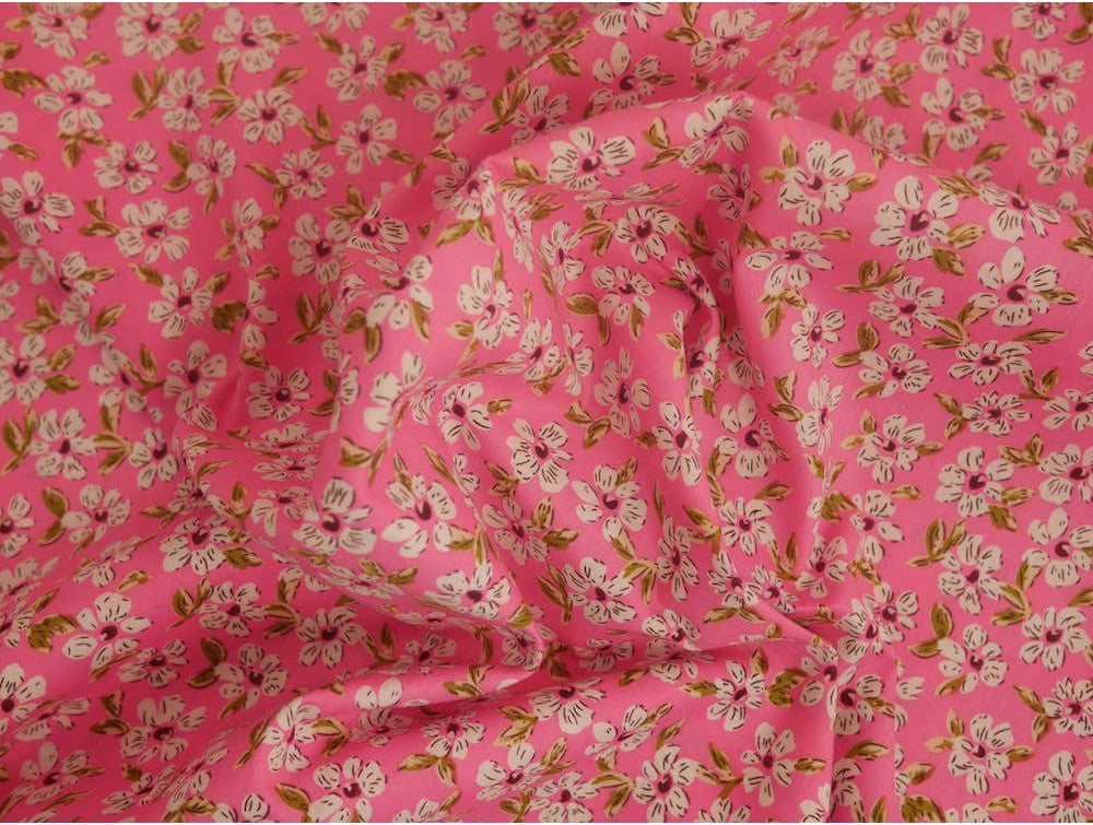 Printed Cotton Poplin - Ditsy Daisies