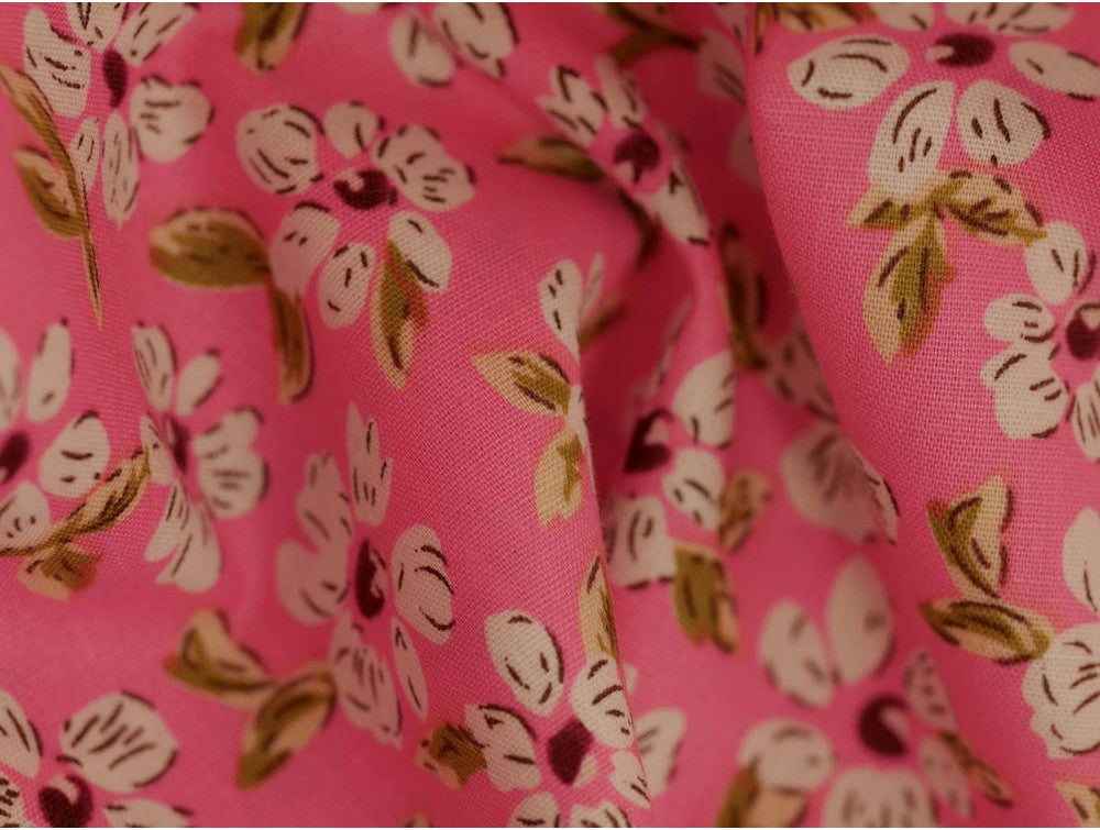 Printed Cotton Poplin - Ditsy Daisies
