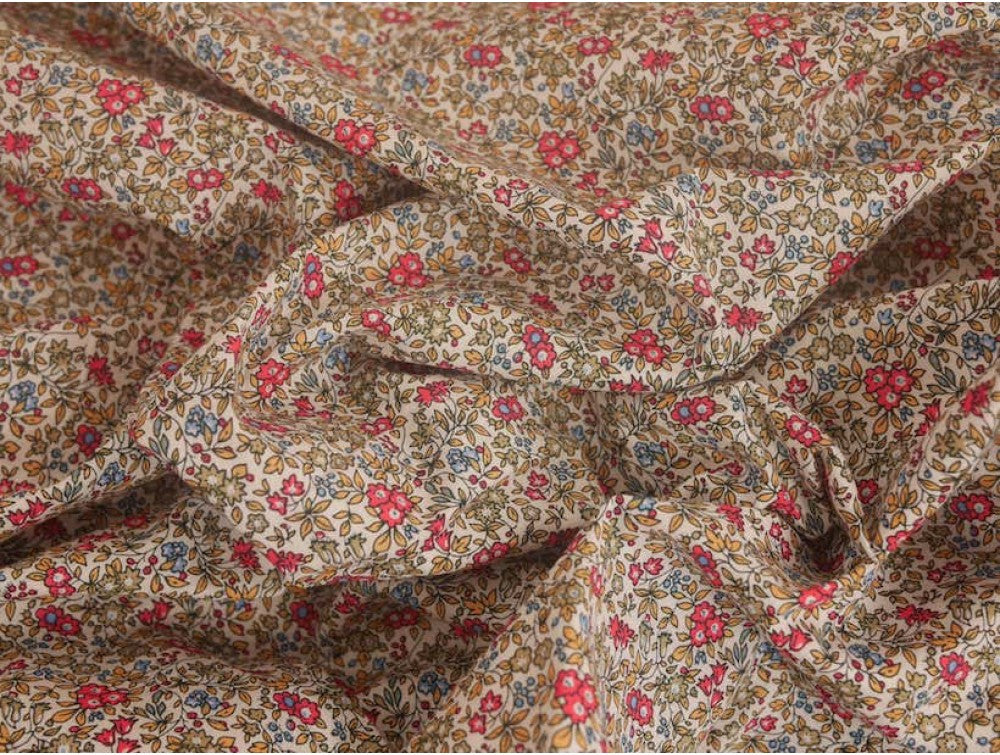 Printed Cotton Poplin - Vintage