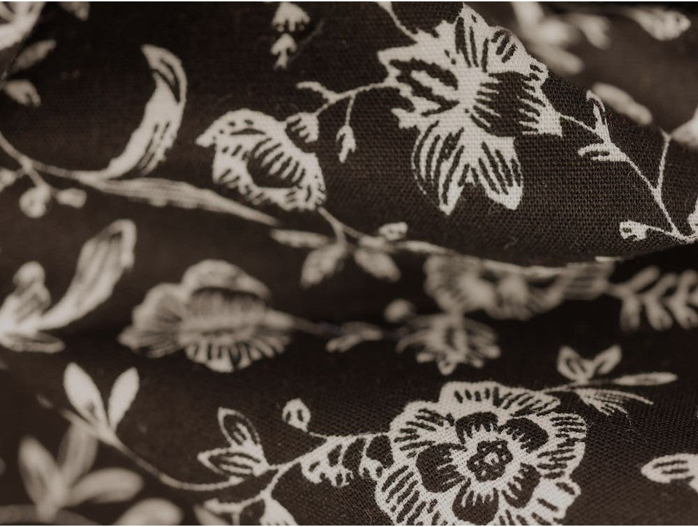 Printed Cotton Poplin - Vintage Vines