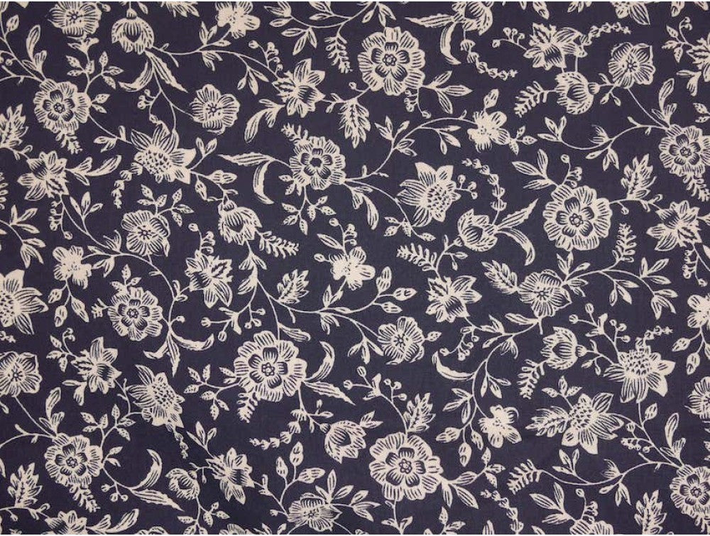 Printed Cotton Poplin - Vintage Vines
