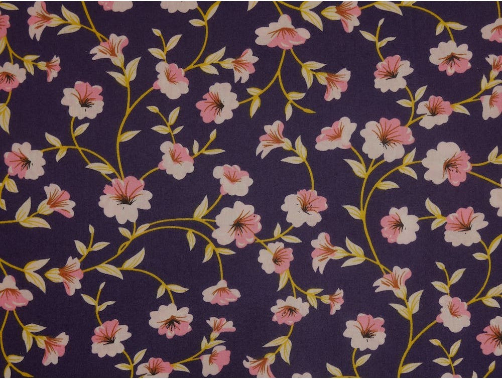 Printed Cotton Poplin - Pretty Peony