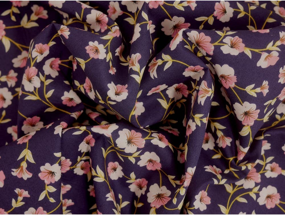 Printed Cotton Poplin - Pretty Peony