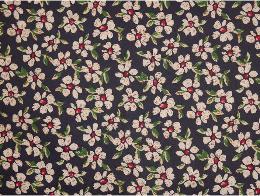 Printed Cotton Poplin - Ditsy Daisies