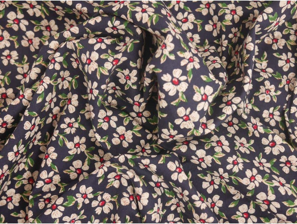 Printed Cotton Poplin - Ditsy Daisies