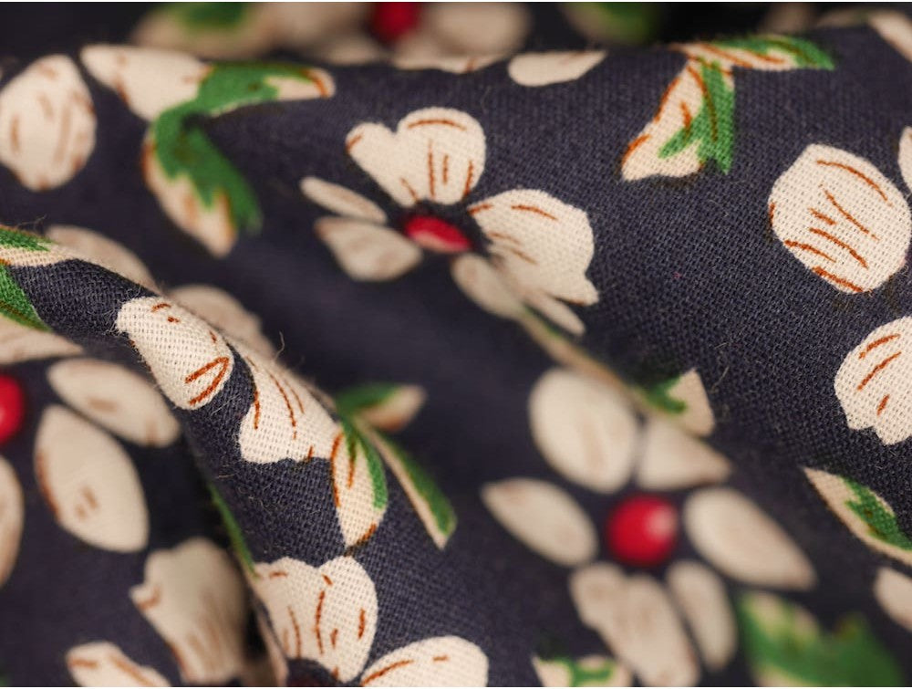 Printed Cotton Poplin - Ditsy Daisies