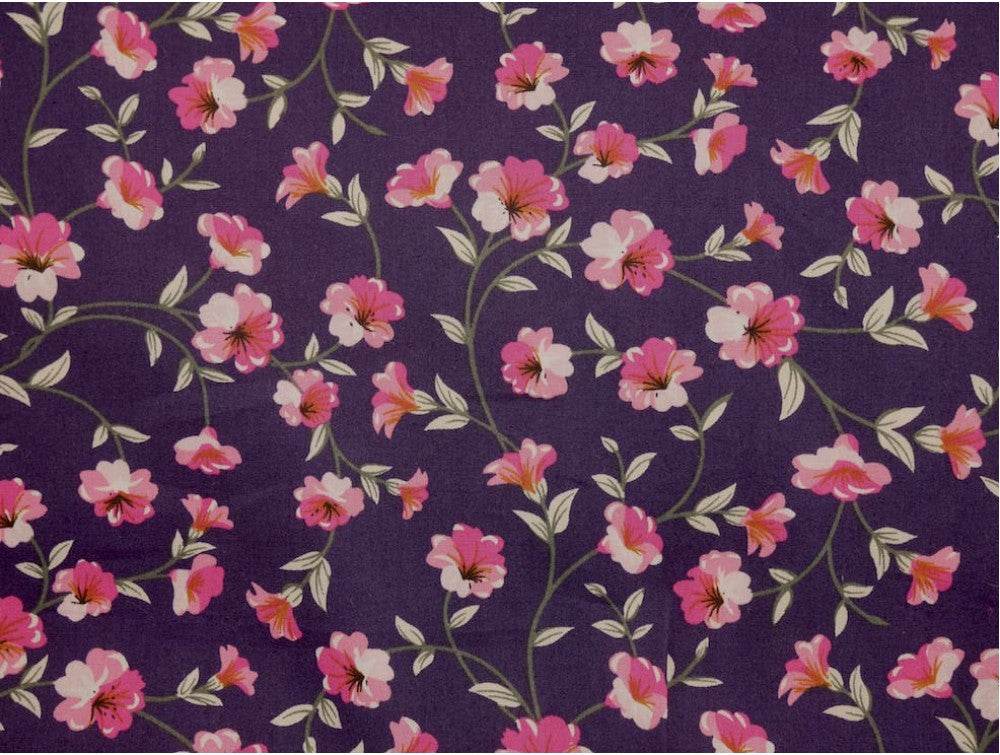 Printed Cotton Poplin - Pretty Peony