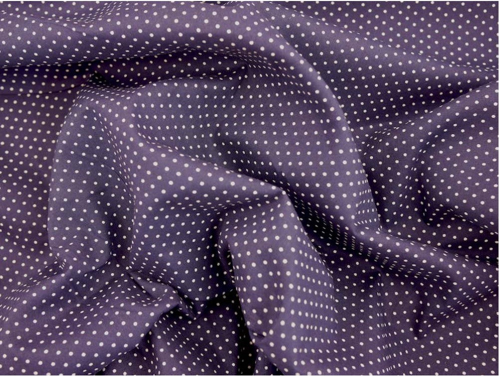 Printed Cotton Poplin - Polka Dots
