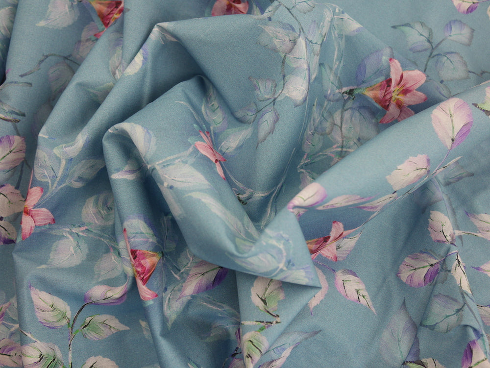 Printed Cotton Lawn - Floral Bloom