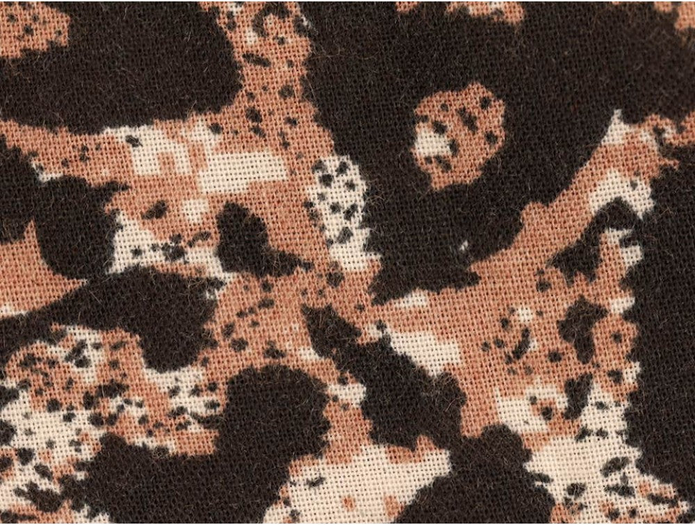 Panama Viscose Fabric - Leopard Print