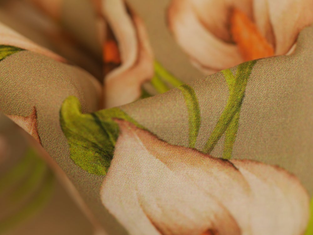 Printed Cotton Lawn - Calla Lilly